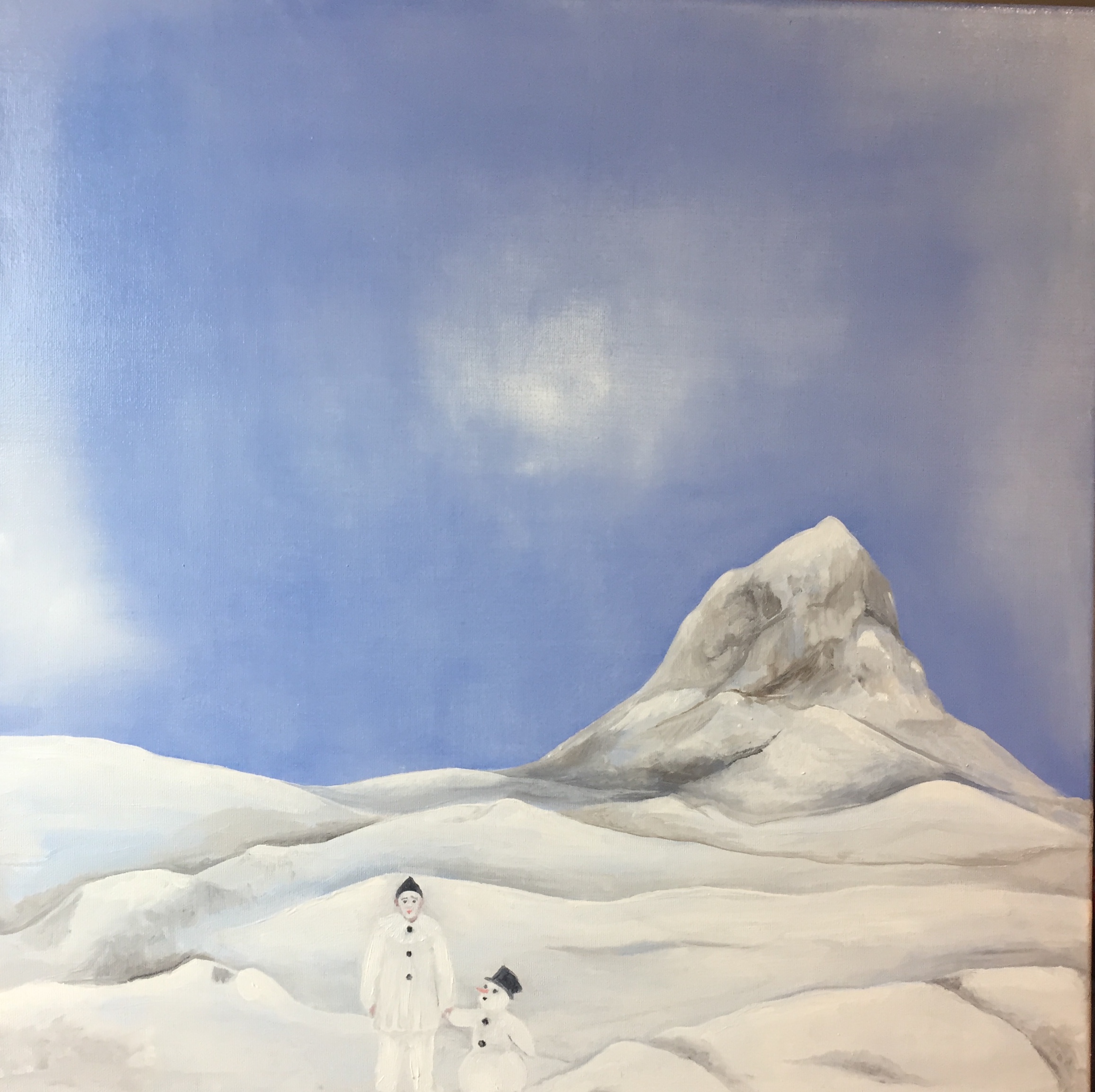MY WAY (2018) Öl auf Leinen, 50cm x 50cm